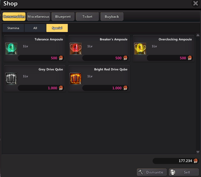 Pagina di Deleaska dove potete acuistare i Qube contenenti i Weapon Drive